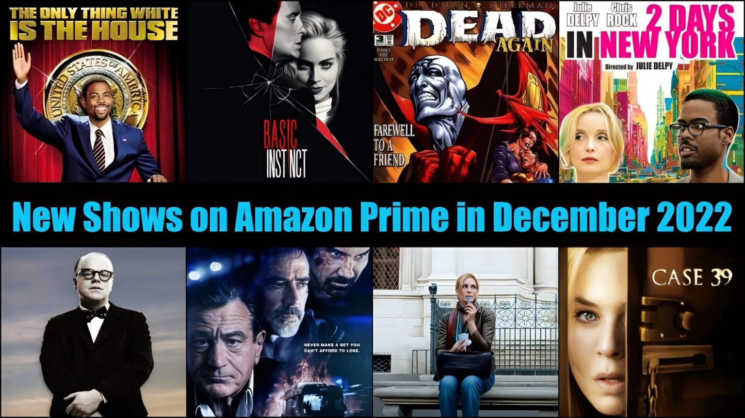 All New Shows on Amazon Prime in December 2022