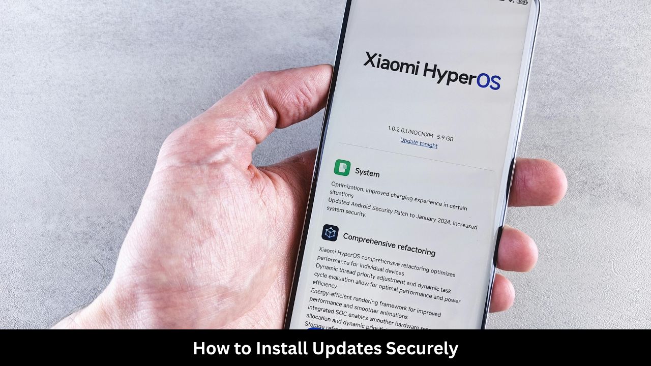 How to Install Updates Securely