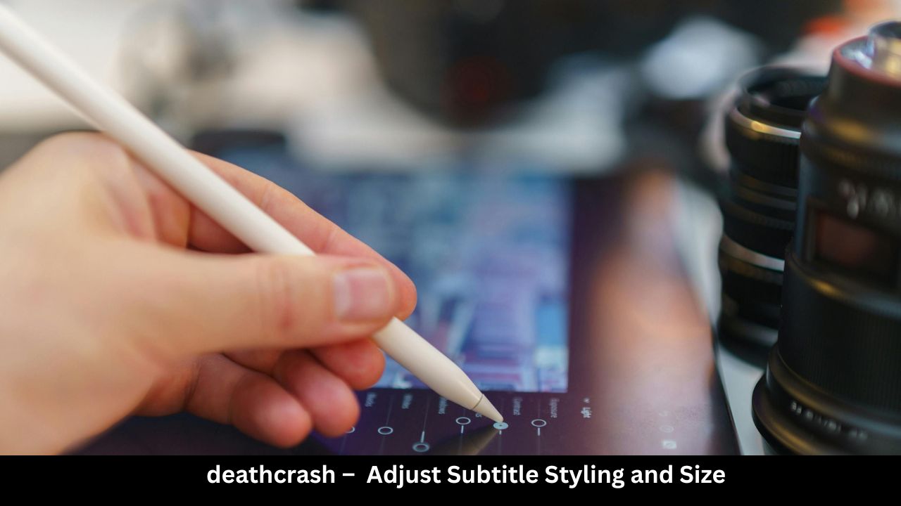 Adjust Subtitle Styling and Size