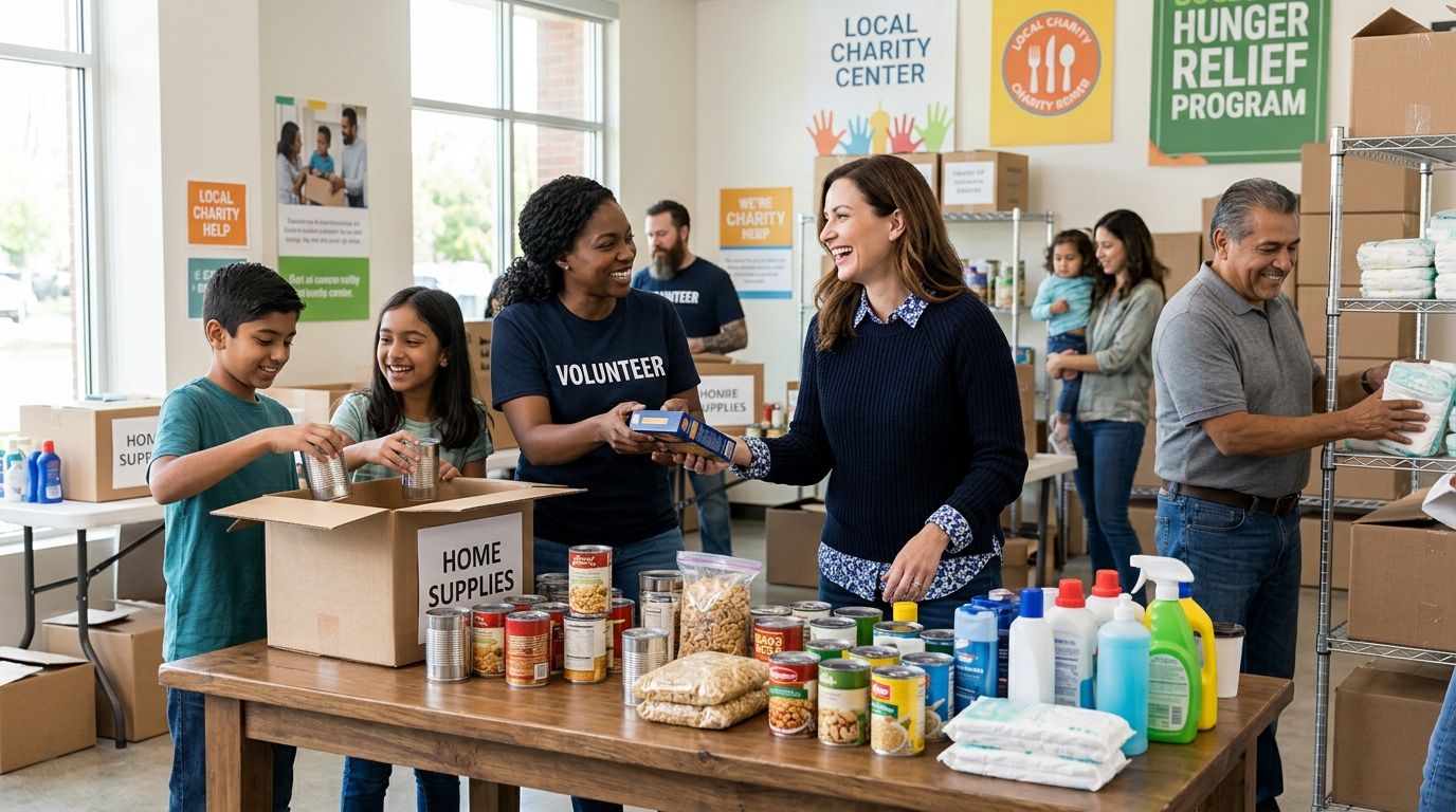 Jessica Ezratti With Charity Volunteer Community