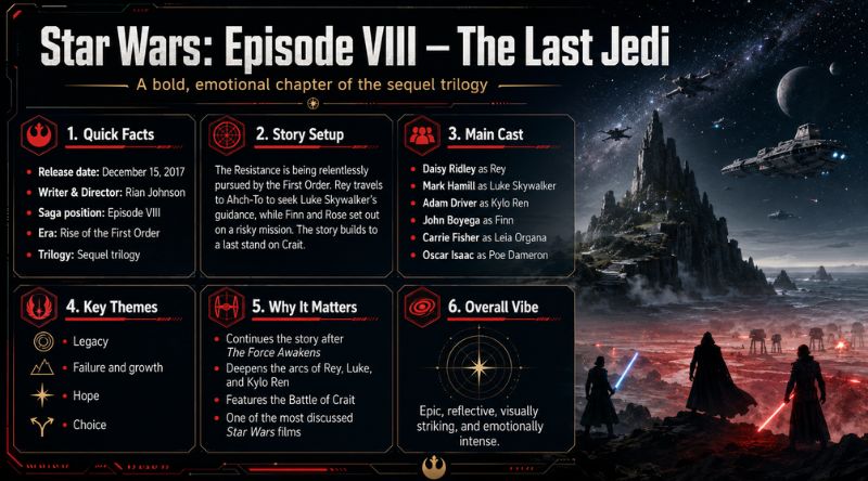 Star Wars Episode VIII — The Last Jedi